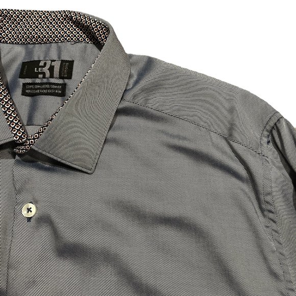 (16.5) SIMONS 🇨🇦 LE 31 Dress Shirt Contrast Collar and Cuff Size 16 1/2R - Picture 1 of 15